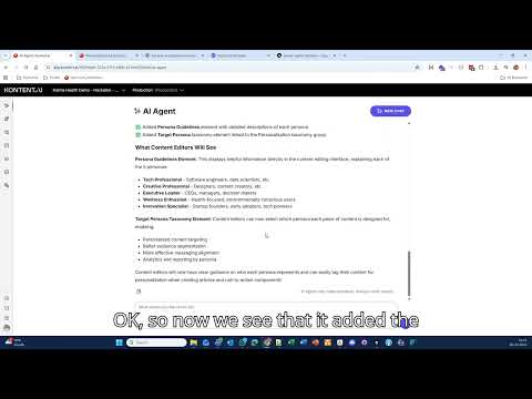 Automate Content Personalization in Kontent.ai | Live Demo & AI Workflow